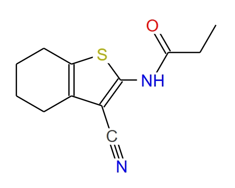 N-(3-氰基-4,5,6,7-四氫苯并[B]噻吩-2-基)丙酰胺,N-(3-cyano-4,5,6,7-tetrahydro-1-benzothiophen-2-yl)propanaMide