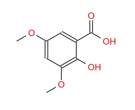 2-羥基-3,5-二甲氧基苯甲酸,2-hydroxy-3,5-dimethoxybenzoic acid