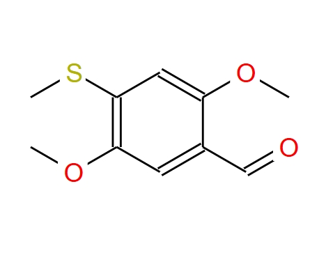 2,5-二甲氧基-4-甲巰基苯甲醛,2,5-dimethoxy-4-(methylthio)benzaldehyde