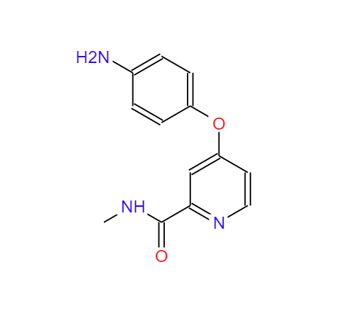 4-(4-氨基苯氧基-2-吡啶基)]-2-甲基甲酰胺 （同時(shí)也是瑞格菲尼中間體）,4-(4-amino-phenoxy)-pyridine-2-carboxylicacid methyl amide