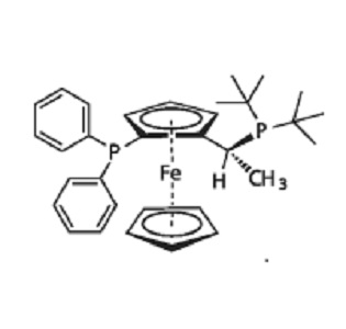 (R)-(-)-1-[(S)-2-二苯基磷二茂鐵乙基-二叔丁基磷,(R)-1-[(SP)-2-(Diphenylphosphino)ferrocenyl]ethyldi-tert-butylphosphine