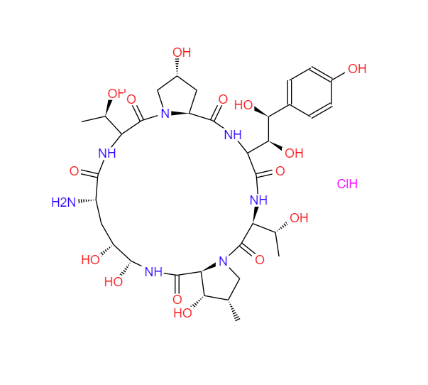 1-[(4R,5R)-4,5-二羥基-L-鳥氨酸]棘白菌素 B 鹽酸鹽,1-[(4R,5R)-4,5-Dihydroxy-L-ornithine]echinocandin B hydrochloride (1:1)