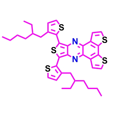 8,10-雙（3-（2-乙基己基）噻吩-2-基）三苯并[3,4-b:3'，2'-f:2''，3'-h]喹喔啉,8,10-bis(3-(2-ethylhexyl)thiophen-2-yl)trithieno[3,4-b:3',2'-f:2'',3''-h]quinoxaline