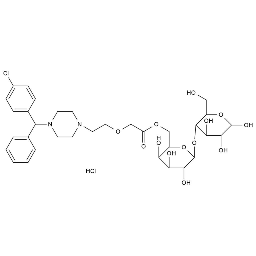 西替利嗪雜質(zhì)11 鹽酸鹽 (α 和 β 異構(gòu)體的混合物),Cetirizine Impurity 11 HCl (Mixture of alpha and beta Isomers)