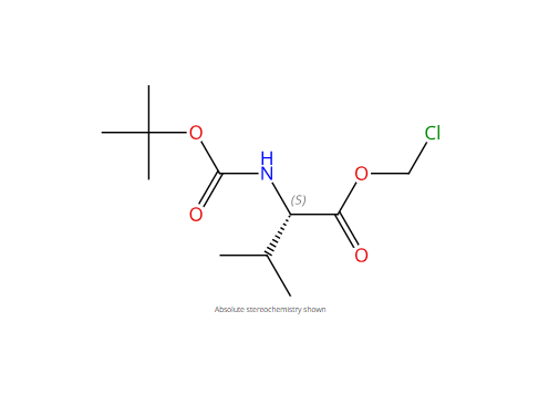 (S)-2-((叔丁氧基羰基)氨基)-3-甲基丁酸氯甲酯,(S)-Chloromethyl 2-((tert-butoxycarbonyl)amino)-3-methylbutanoate