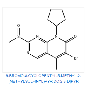 6-溴-8-環(huán)戊基-2-甲基亞磺?；?5-甲基-8H-吡啶并[2,3-D]嘧啶-7-酮;對(duì)苯丁氧基苯甲酸 / 4-(4-苯基丁氧基)苯甲酸,6-BroMo-8-cyclopentyl-2-Methanesulfinyl-5-Methyl-8H-pyrido[2,3-d]pyriMidin-7-one