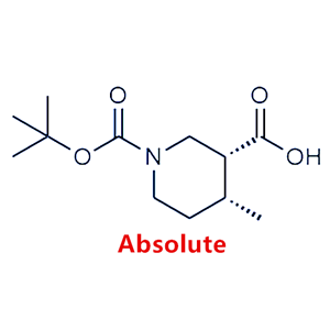 (3R,4R)-1-(叔丁氧羰基)-4-甲基哌啶-3-羧酸,(3R,4R)-1-(tert-Butoxycarbonyl)-4-methylpiperidine-3-carboxylic acid