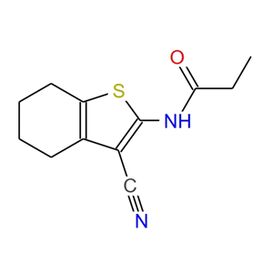 N-(3-氰基-4,5,6,7-四氫苯并[B]噻吩-2-基)丙酰胺,N-(3-cyano-4,5,6,7-tetrahydro-1-benzothiophen-2-yl)propanaMide