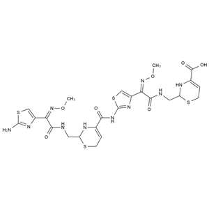 头孢唑肟开环脱羧二聚体杂质56,Ceftizoxime Open-ring decarboxylation Dimer Impurity 56