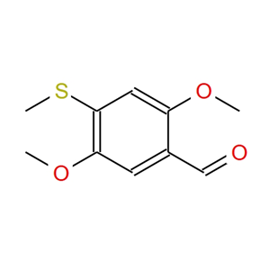 2,5-二甲氧基-4-甲巰基苯甲醛,2,5-dimethoxy-4-(methylthio)benzaldehyde