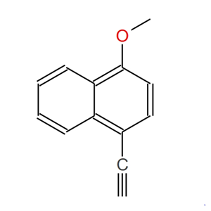 1-乙炔基-4-甲氧基萘,1-Ethynyl-4-methoxynaphthalene