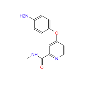 4-(4-氨基苯氧基-2-吡啶基)]-2-甲基甲酰胺 （同時(shí)也是瑞格菲尼中間體）,4-(4-amino-phenoxy)-pyridine-2-carboxylicacid methyl amide