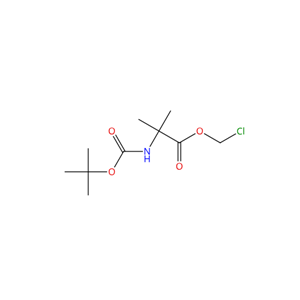 2-((叔丁氧基羰基)氨基)-2-甲基丙酸氯甲酯