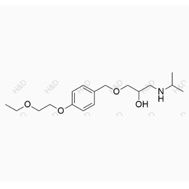 比索洛爾雜質(zhì) 48,1-((4-(2-ethoxyethoxy)benzyl)oxy)-3-(isopropylamino)propan-2-ol