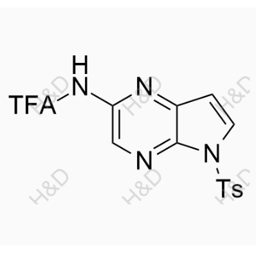 烏帕替尼雜質(zhì)119,2,2,2-trifluoro-N-(5-tosyl-5H-pyrrolo[2,3-b]pyrazin-2-yl)acetamide