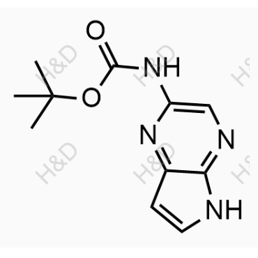 烏帕替尼雜質(zhì)120,tert-butyl 5H-pyrrolo[2,3-b]pyrazin-2-ylcarbamate