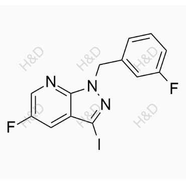 維立西呱雜質(zhì)33,5-fluoro-1-(3-fluorobenzyl)-3-iodo-1H-pyrazolo[3,4-b]pyridine