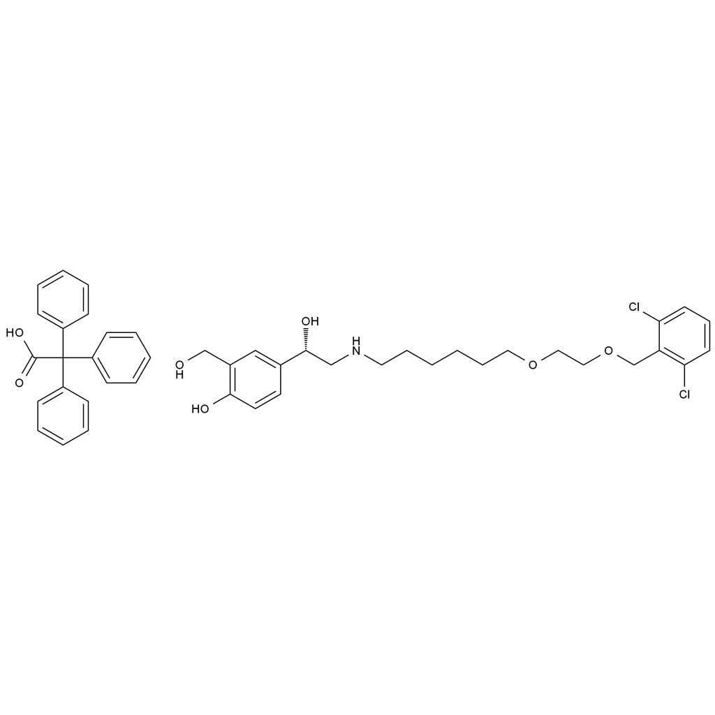 維蘭特羅雜質(zhì)（S-構(gòu)型）,Vilanterol Impurity 20 Triphenylacetate  (S-Isomer)