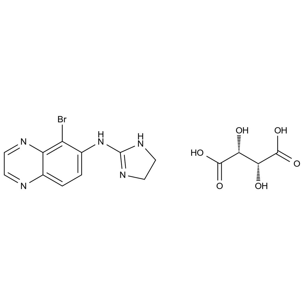 酒石酸溴莫尼定,Brimonidine Tartrate