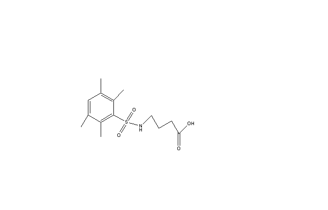 4-{[(2,3,5,6-tetramethylphenyl)sulfonyl]amino}butanoic acid