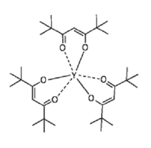 三(2,2,6,6-四甲基-3,5-庚二酮酸)釔,Yttrium(Ⅲ) Tris(2,2,6,6-tetramethyl-3,5-heptanedionate)