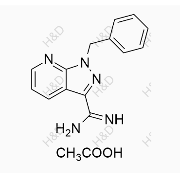 維立西呱雜質(zhì)40(醋酸鹽),1-benzyl-1H-pyrazolo[3,4-b]pyridine-3-carboximidamide acetate