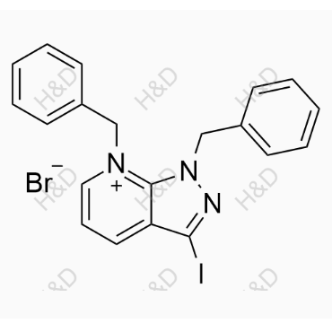 維立西呱雜質(zhì)42,1,7-dibenzyl-3-iodo-1H-pyrazolo[3,4-b]pyridin-7-ium bromide