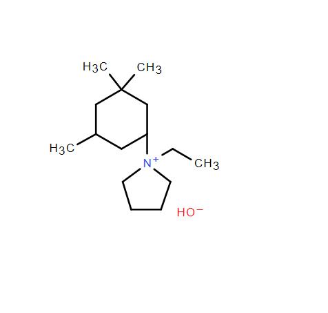 N-乙基-N-(3,3,5-三甲基環(huán)己基)吡咯烷氫氧化物 AQ 溶液,Pyrrolidinium, 1-ethyl-1-(3,3,5-trimethylcyclohexyl)-, hydroxide (1:1)