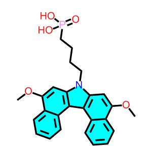 [4-(5,9-二甲氧基二苯并[1,2-c:1',2'-g]咔唑-7-基)丁基]膦酸,[4-(5,9-dimethoxydibenzo[1,2-c:1',2'-g]carbazol-7-yl)butyl]phosphonic acid