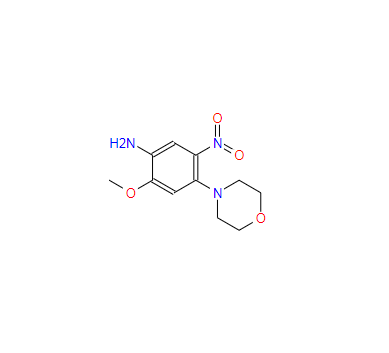 2-甲氧基-4-(4-嗎啉基)-5-硝基苯胺,Benzenamine, 2-methoxy-4-(4-morpholinyl)-5-nitro-