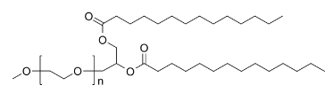 1,2-二肉豆蔻酰-RAC-甘油-3-甲氧基聚乙二醇2000,DMG-PEG 2000