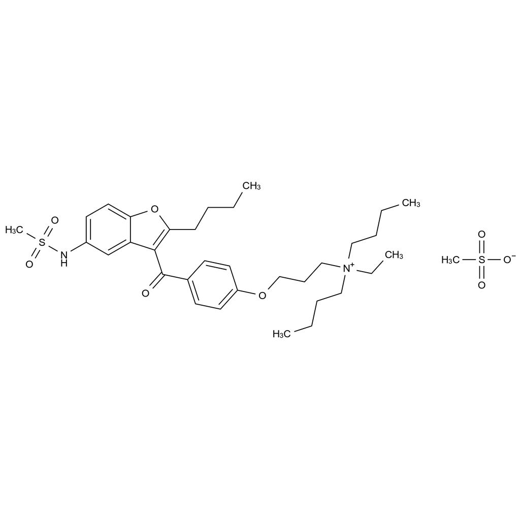 決奈達(dá)隆雜質(zhì)72 甲磺酸鹽,Dronedarone Impurity 72 Mesylate