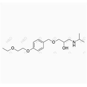 比索洛爾雜質(zhì) 48,1-((4-(2-ethoxyethoxy)benzyl)oxy)-3-(isopropylamino)propan-2-ol