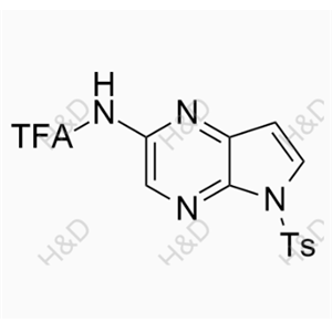 烏帕替尼雜質(zhì)119,2,2,2-trifluoro-N-(5-tosyl-5H-pyrrolo[2,3-b]pyrazin-2-yl)acetamide