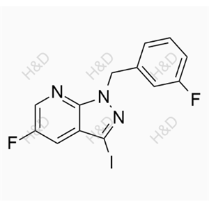 維立西呱雜質(zhì)33,5-fluoro-1-(3-fluorobenzyl)-3-iodo-1H-pyrazolo[3,4-b]pyridine