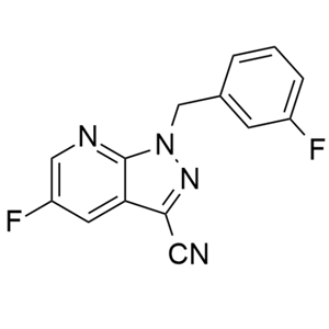 5-fluoro-1-(3-fluorobenzyl)-1H-pyrazolo[3,4-b]pyridine-3-carbonitrile	维立西呱杂质35