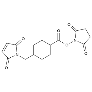 CATO_N-琥珀酰亞胺基4-（馬來(lái)酰亞胺基甲基）環(huán)己烷-1-甲酸_64987-85-5_97%