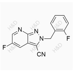 維立西呱雜質(zhì)45,5-fluoro-2-(2-fluorobenzyl)-2H-pyrazolo[3,4-b]pyridine-3-carbonitrile