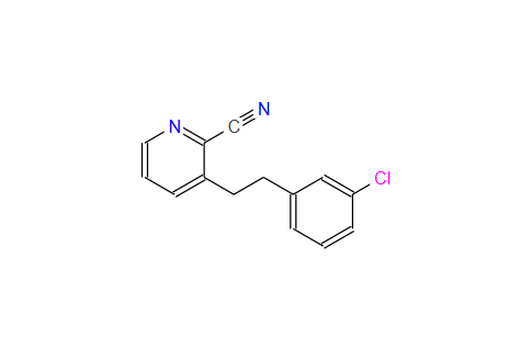 3-[2-(3-氯苯基)乙基]-2-吡啶甲腈,3-[2-(3-Chlorophenyl)ethyl]-2-pyridinecarbonitrile