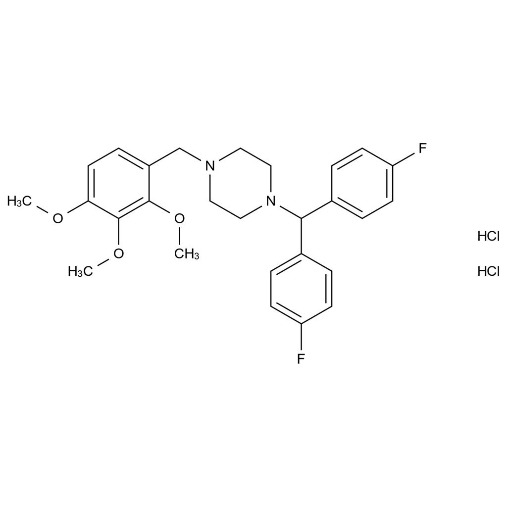 洛美利嗪二鹽酸鹽,Lomerizine Dihydrochloride