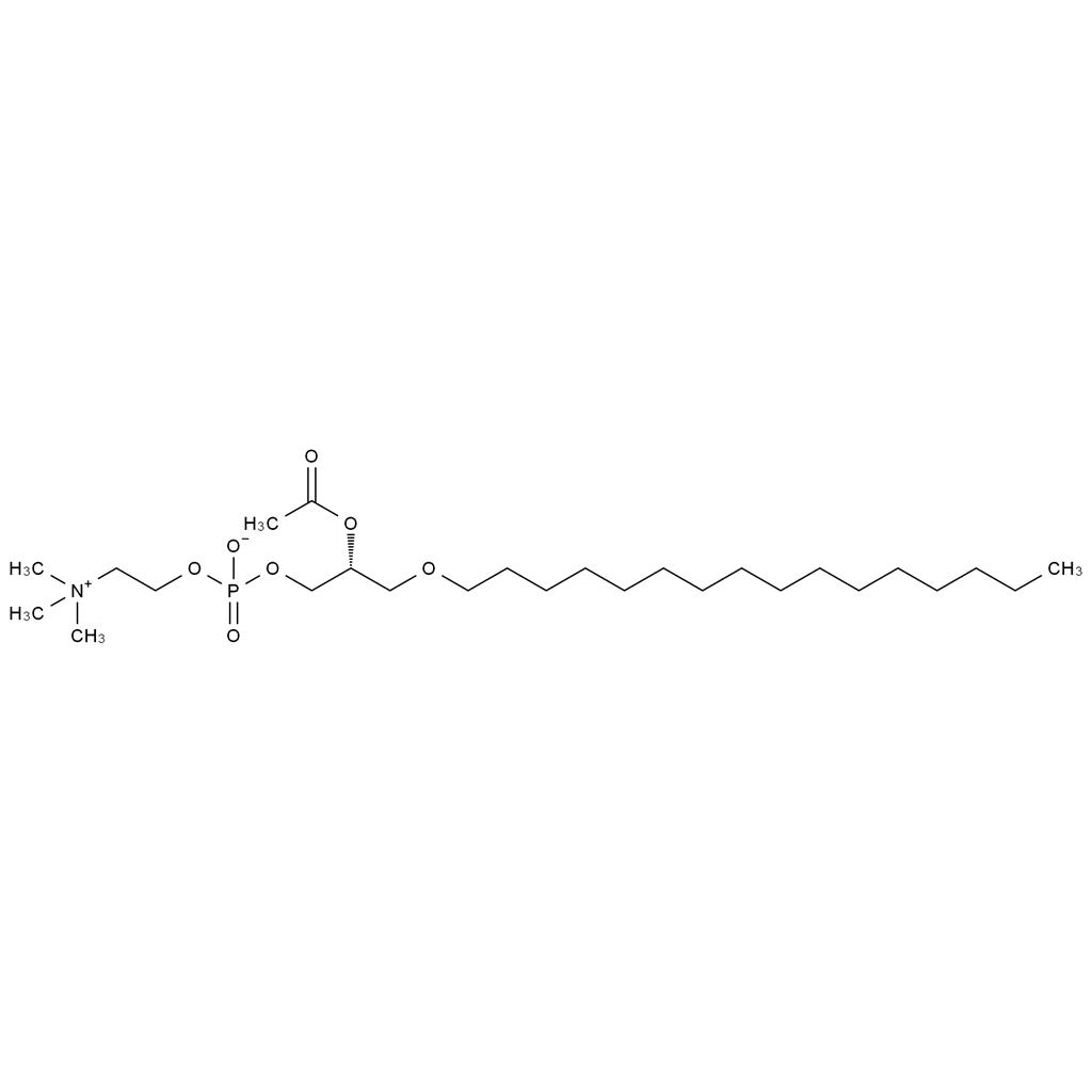 1-O-Hexadecyl-2-O-乙酰-sn-glycero-3-phosphocholine,1-O-Hexadecyl-2-O-acetyl-sn-glycero-3-phosphocholine