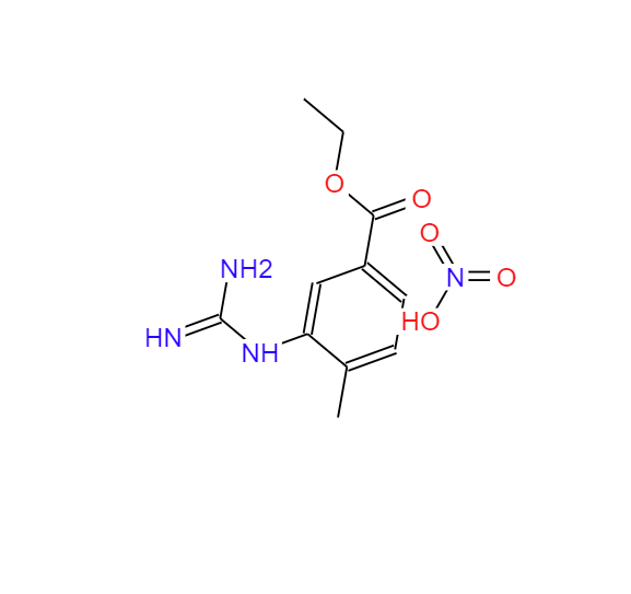 尼羅硝酸胍基物-甲酯 3-[(氨基亞胺甲基)氨基]-4-甲基苯甲酸乙酯硝酸鹽,3-[(Aminoiminomethyl)amino]-4-methylbenzoic acid ethyl ester mononitrate