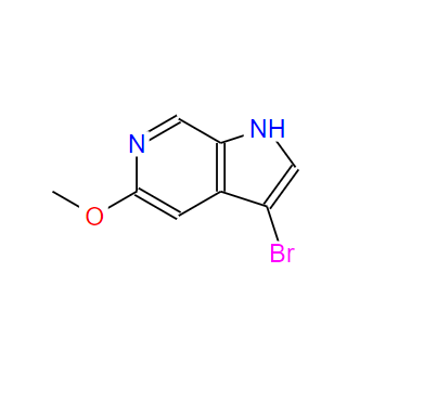 3-溴-5-甲氧基-6-氮雜吲哚,3-Bromo-5-methoxy-1H-pyrrolo[2,3-c]pyridine