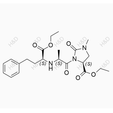 咪達普利雜質(zhì)27,(S)-ethyl 3-((S)-2-(((S)-1-ethoxy-1-oxo-4-phenylbutan-2-yl)amino)propanoyl)-1-methyl-2-oxoimidazolidine-4-carboxylate