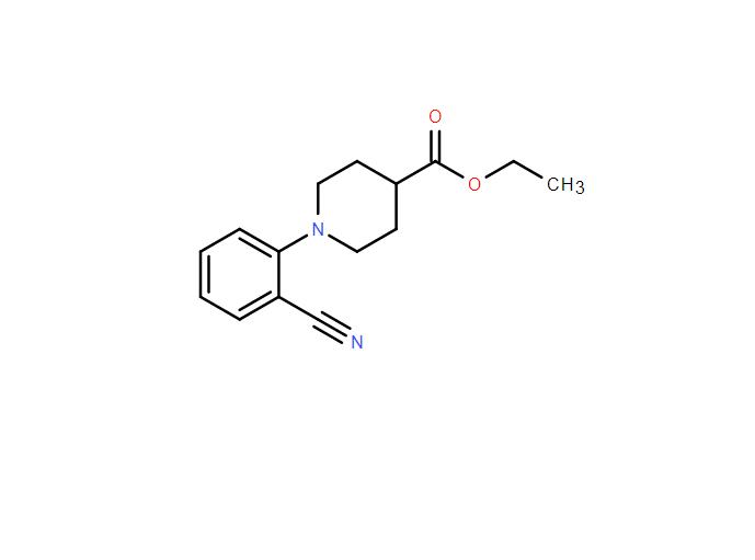 1-(2-氰基苯基)-4-哌啶甲酸乙酯,ethyl 1-(2-cyanophenyl)piperidine-4-carboxylate