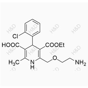 氨氯地平雜質(zhì)13,6-((2-aminoethoxy)methyl)-4-(2-chlorophenyl)-5-(ethoxycarbonyl)-2-methyl-1,4-dihydropyridine-3-carboxylic acid