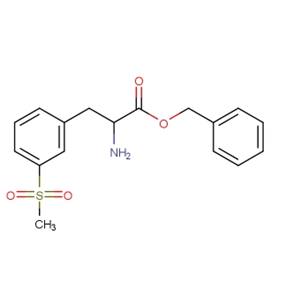 (S)-2-氨基-3-甲砜基-苯丙酸芐酯,benzyl (S)-2-amino-3-(3-(methylsulfonyl)phenyl)propanoate