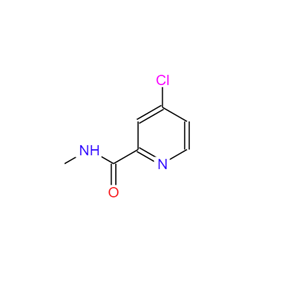 N-甲基-4-氯吡啶-2-甲酰胺,4-CHLORO-(2-(METHYLAMINO)-CARBONYL)-PYRIDINE