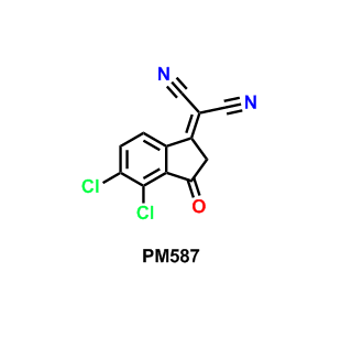 2-(4,5-dichloro-3-oxo-2,3-dihydro-1H-inden-1-ylidene)malononitrile