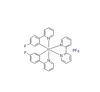 (2,2'-聯(lián)吡啶)雙[2-(4-氟苯基)吡啶]銥(III) 六氟磷酸鹽,(2,2'-Bipyridyl)bis[2-(4-fluorophenyl)pyridine]iridium(III) hexafluorophosphate